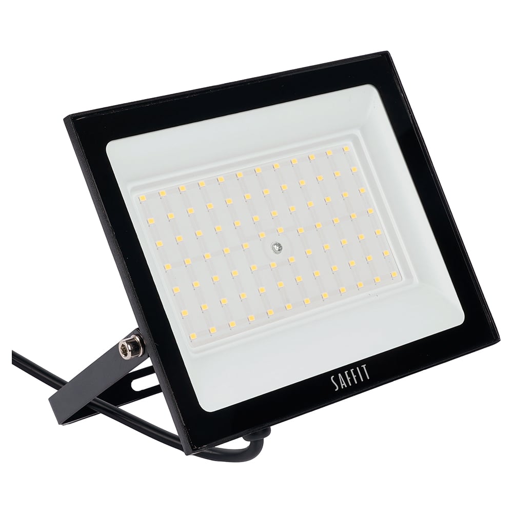 Изображение товара Светодиодный прожектор SFL90-100 IP65 100W 6400K черный SAFFIT 55068