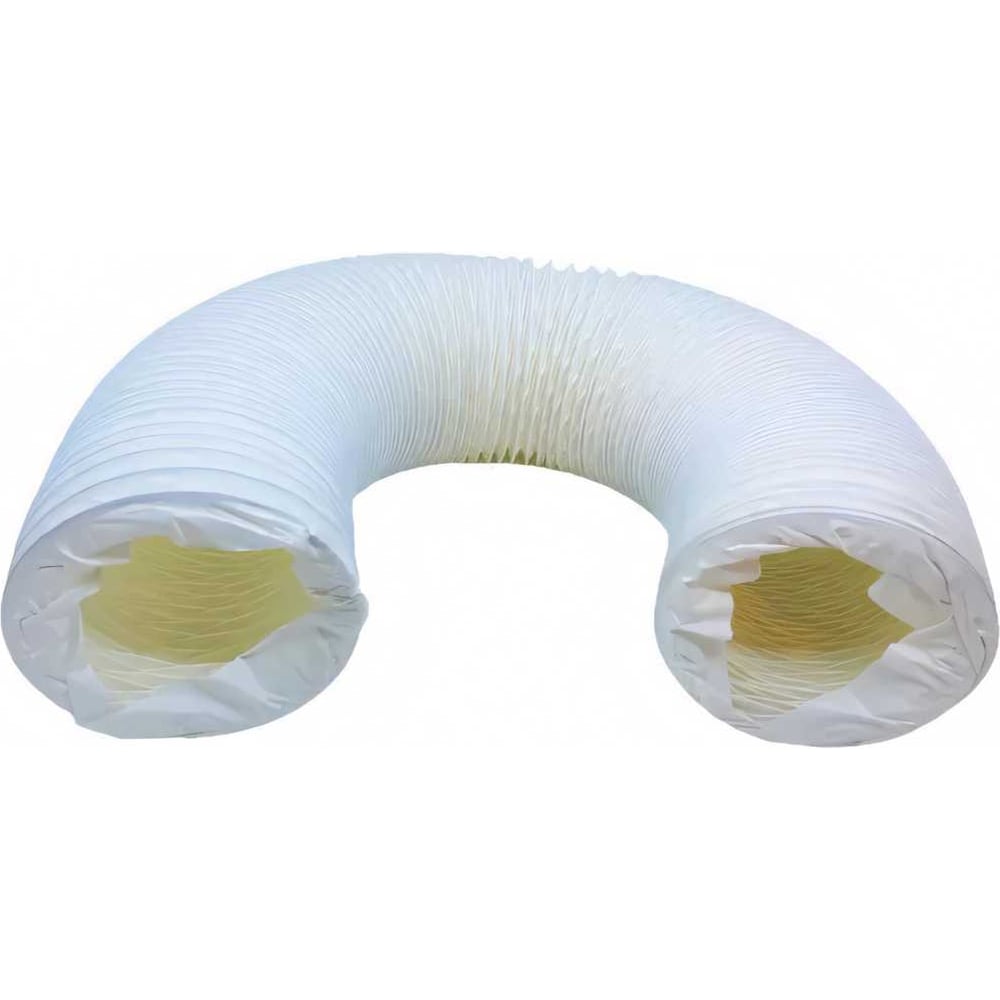 Изображение товара Гибкий полимерный (ПВХ) воздуховод PVC White -127 мм x 3 м DEC P127/3PBD/VF