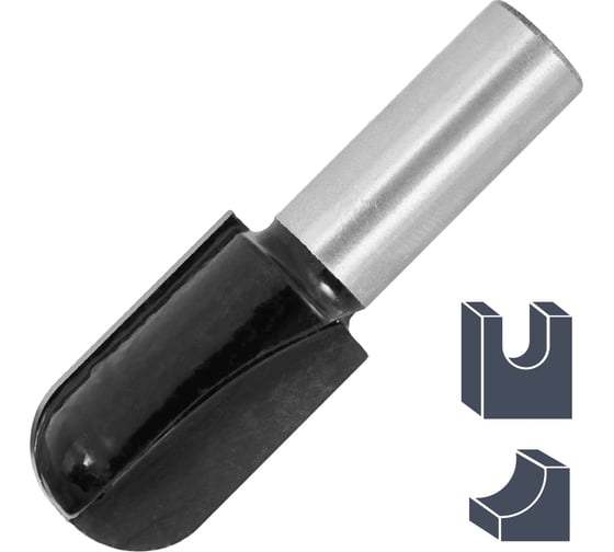 Изображение товара Фреза пазовая галтельная 19x32 мм, хвостовик 12 мм Спец 1411300