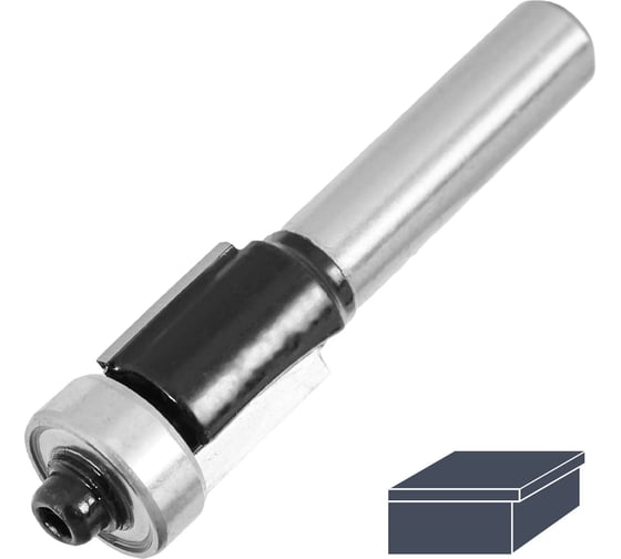 Изображение товара Фреза кромочная прямая, подшипник 12.7 мм, 13x13 мм, хвостовик 8 мм Спец 1410804