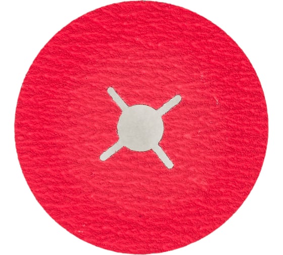 Изображение товара Фибровый шлифовальный круг CR5229 125x22 мм, керамика, P80, 10 шт Interflex 3024802501-10