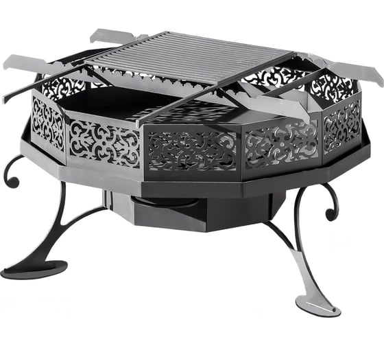 Изображение товара Практичный мангал FIRE-HOUSE 3 в 1 Ажурный d 900 Ma-900-3v1a