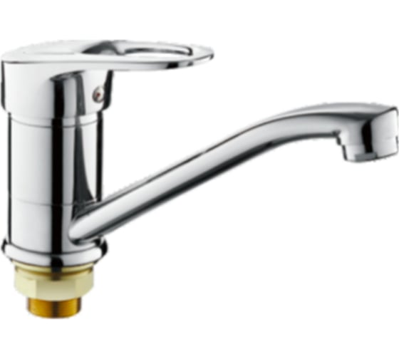 Изображение товара Смеситель для кухни/умывальника D-Lin с поворотным изливом, хром D151404-6