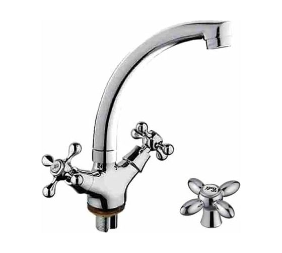 Изображение товара Смеситель для кухни D-Lin хром D153808-B