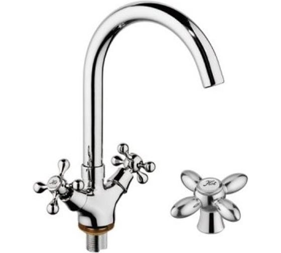 Изображение товара Смеситель для кухни D-Lin хром D153808-E