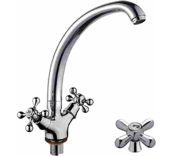 Изображение товара Смеситель для кухни D-Lin хром D153819-G