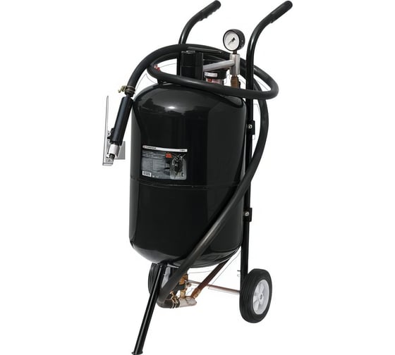 Изображение товара Передвижной пескоструйный аппарат напорного типа (бак 38 л, 170-710 л/мин, 4-8,5 атм) Forsage F-SB10(7395)