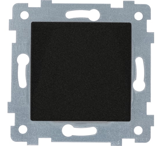 Изображение товара Механизм одноклавишного выключателя Кунцево-Электро Мария скрытой утановки с110-437 антрацит 110043
