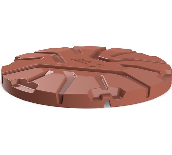 Изображение товара Крышка колодца POLIMER GROUP Роса - 2 цвет коричневый DK2S11