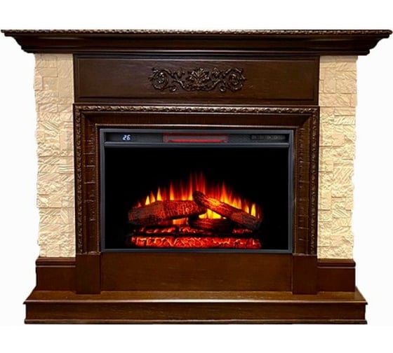 Изображение товара Каминокомплект InterFlame Сигма с Foton26 Led FX Темный Дуб Сигма с Foton26 Темный Дуб