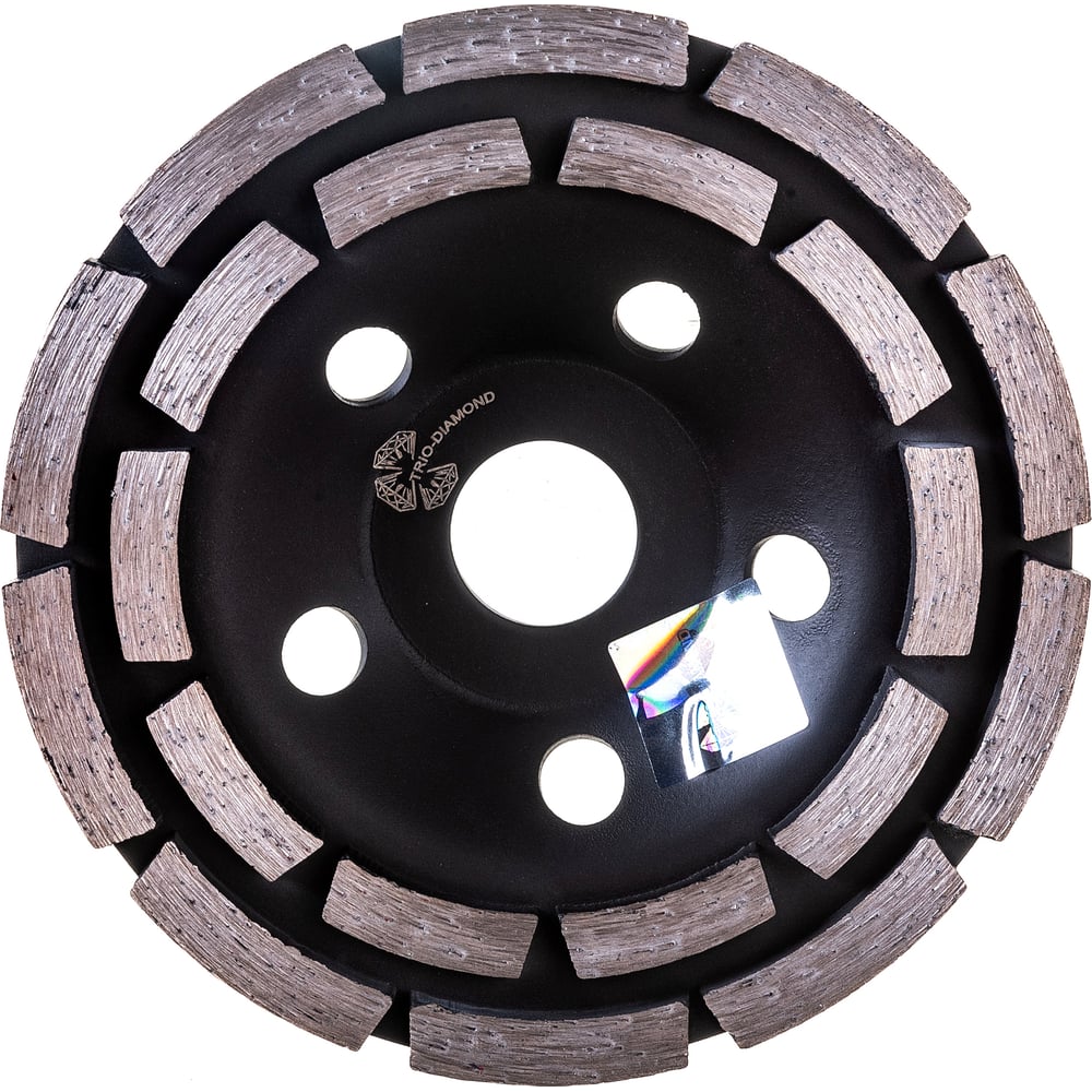 Изображение товара Чашка алмазная двухрядная TRIO-DIAMOND TCW260 125 мм для резки металлов