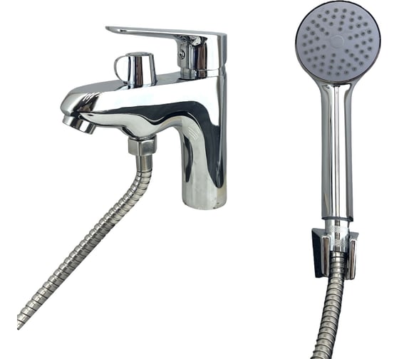 Изображение товара Смеситель для раковины Rainsberg с душевой лейкой 160 мм, глянцевый хром R2001F-5