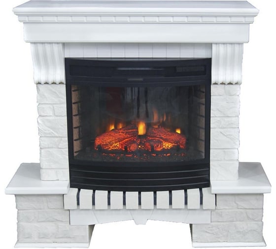 Изображение товара Каминокомплект InterFlame Экстер ЕС Лофт с Panoramic25 Led F/X белый