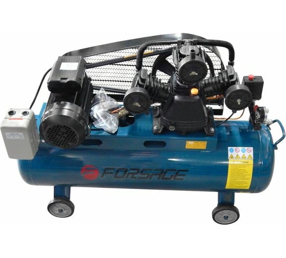 Изображение товара 3-х поршневой компрессор с ременным приводом Forsage F-TB290-150 220V 7147