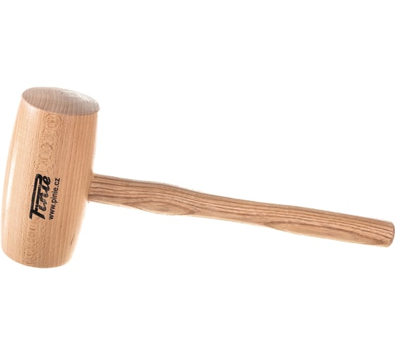 Изображение товара Деревянная круглая киянка PINIE 70х140 мм 53-2
