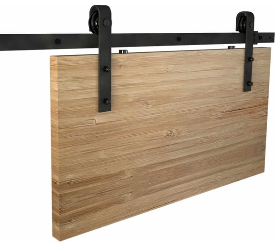 Изображение товара Комплект фурнитуры Valcomp rea на 1 дверь, 850-1050 мм, 100 кг, черный матовый 2211001