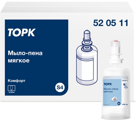Изображение товара Жидкое мягкое мыло-пена TORK (Tellus) Advanced 1 л, S4 520511 25529