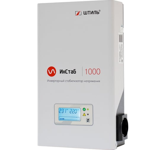 Изображение товара Инверторный однофазный стабилизатор 1000 ВА Штиль / ИнСтаб IS1000 (220 В) IS1000 (220-230В)