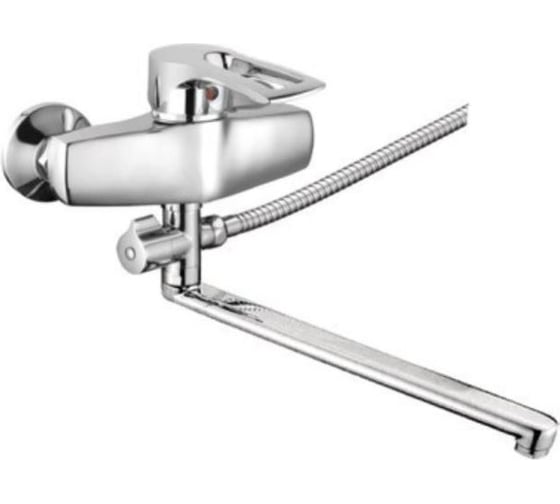 Изображение товара Смеситель для ванны и душа D-Lin с длинным изливом 300 мм, хром D140422