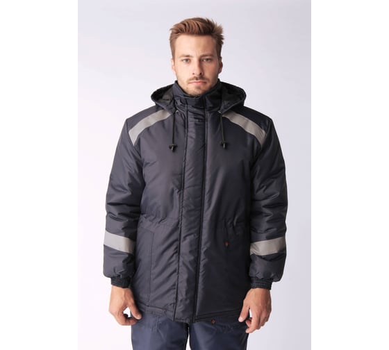 Изображение товара Удлиненная зимняя куртка Факел Прогресс темно-синяя, р.48-50, рост 170-176 87457768.004