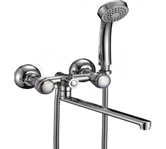 Изображение товара Смеситель для ванны и душа D-Lin с длинным изливом 300 мм, хром D143811-F