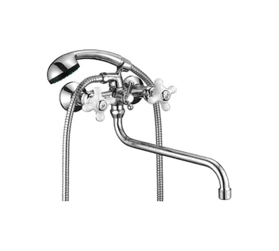 Изображение товара Смеситель для ванны и душа D-Lin с длинным изливом 300 мм, хром D145806