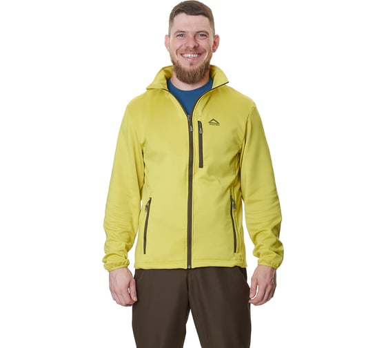 Изображение товара Мужская толстовка PAYER Shan трикотаж на флисе, зеленый, р-р 44-46 рост 182-188 4610097050749