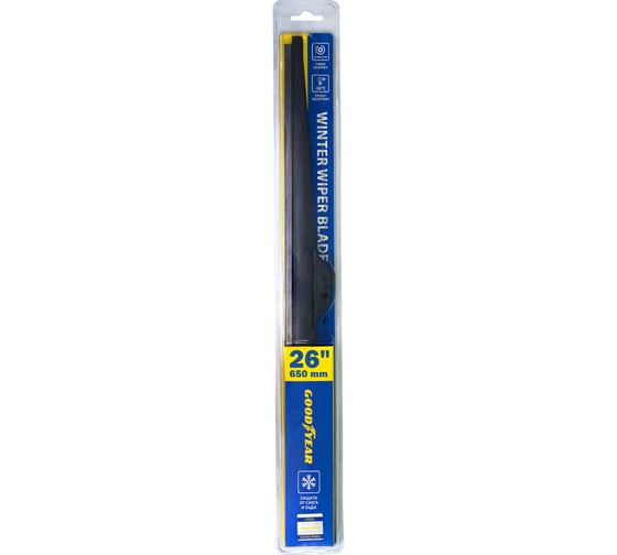Изображение товара Зимняя щетка стеклоочистителя 26"/65 см, 4 переходника Goodyear WINTER GY004026