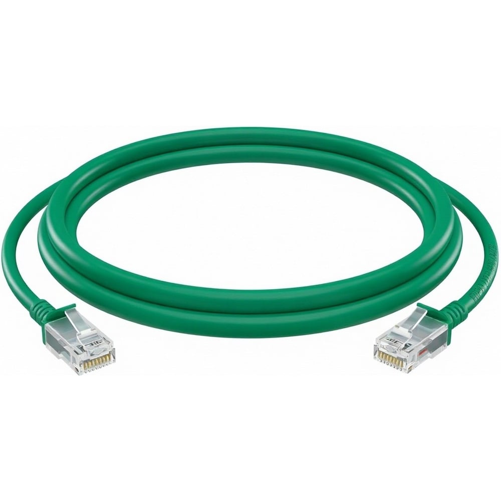 Патч-корд Ripo utp cat 5e, rj45, 1 м, зеленый 003-300018