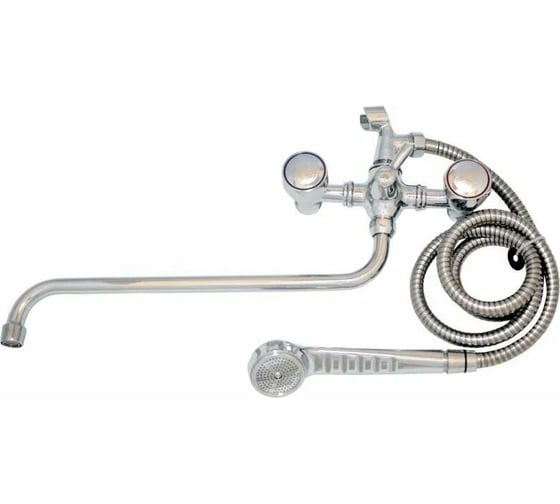 Изображение товара Смеситель для ванны и душа D-Lin с длинным изливом 300 мм, хром D145811
