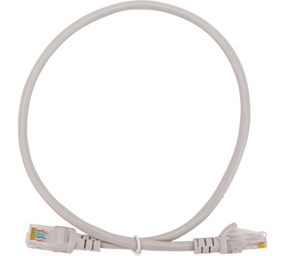 Изображение товара Патч-корд Ripo utp cat 5e, rj45,0,5 м, серый 003-300009