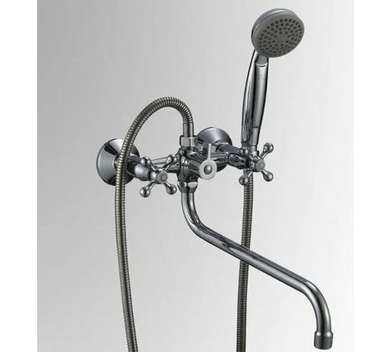 Изображение товара Смеситель для ванны и душа D-Lin с длинным изливом 300 мм, хром D145819