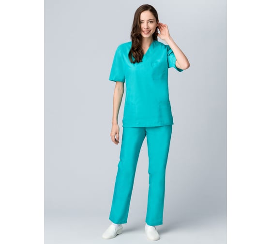 Изображение товара Смесовый костюм хирурга Факел бирюзовый, р. 48-50, 182-188 см 87451859.009