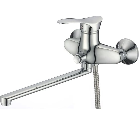 Изображение товара Смеситель для ванны и душа D-Lin с длинным изливом 300 мм, хром D146405-5