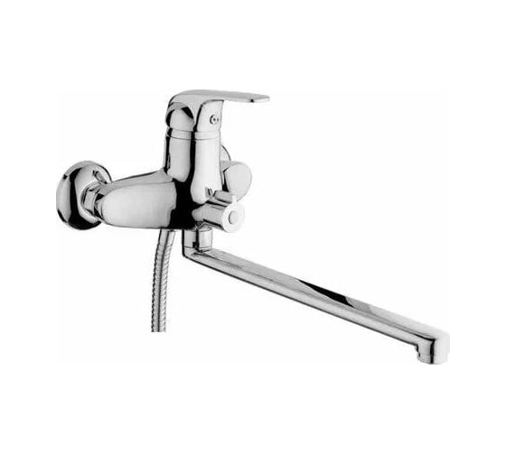 Изображение товара Смеситель для ванны и душа D-Lin с длинным изливом 300 мм, хром D146430-8