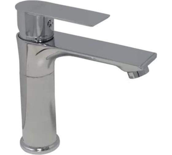 Изображение товара Смеситель для умывальника D-Lin регулируемый по высоте, хром D110373