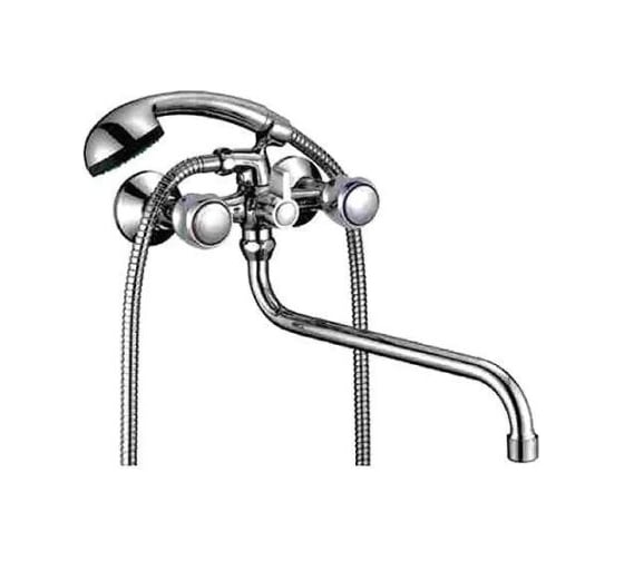 Изображение товара Смеситель для ванны и душа D-Lin с длинным изливом 300 мм, хром D146811