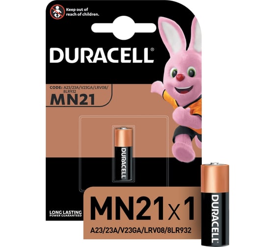 Изображение товара Щелочная батарейка Duracell, MN21 12V 1шт 746