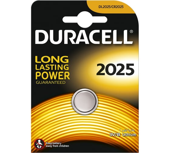 Изображение товара Элемент питания Duracell CR2025 1шт C0004816