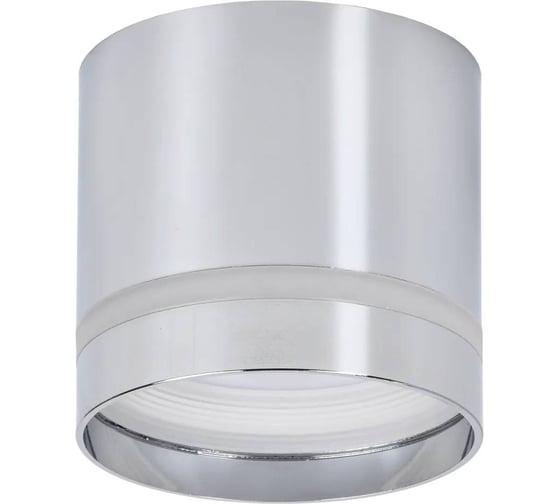 Изображение товара Накладной потолочный светильник IEK Lighting 4016 под лампу gx53 хром LT-UPB0-4016-GX53-1-K23