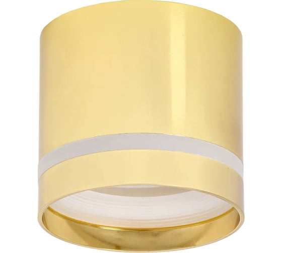 Изображение товара Накладной потолочный светильник IEK Lighting 4016 под лампу gx53 золото LT-UPB0-4016-GX53-1-K22