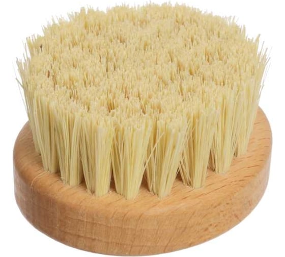 Изображение товара Щётка для чистки корнеплодов/овощей YOZHIK колодка из бука, пропитанного воском, натуральное волокно тампико, 70x60x16 мм, 42 пучка Y/ХО/071