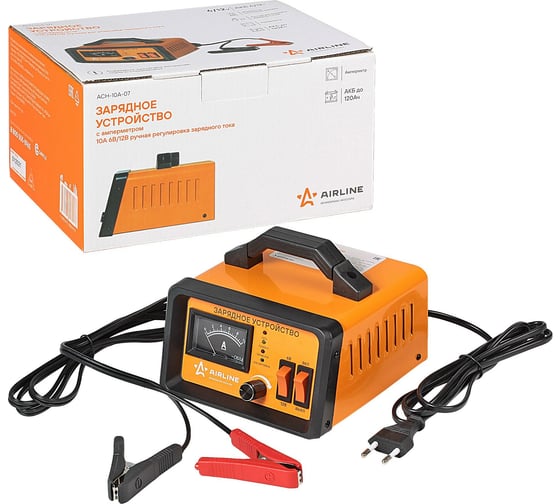 Изображение товара Импульсное зарядное устройство 6В/12В Airline ACH-10A-07