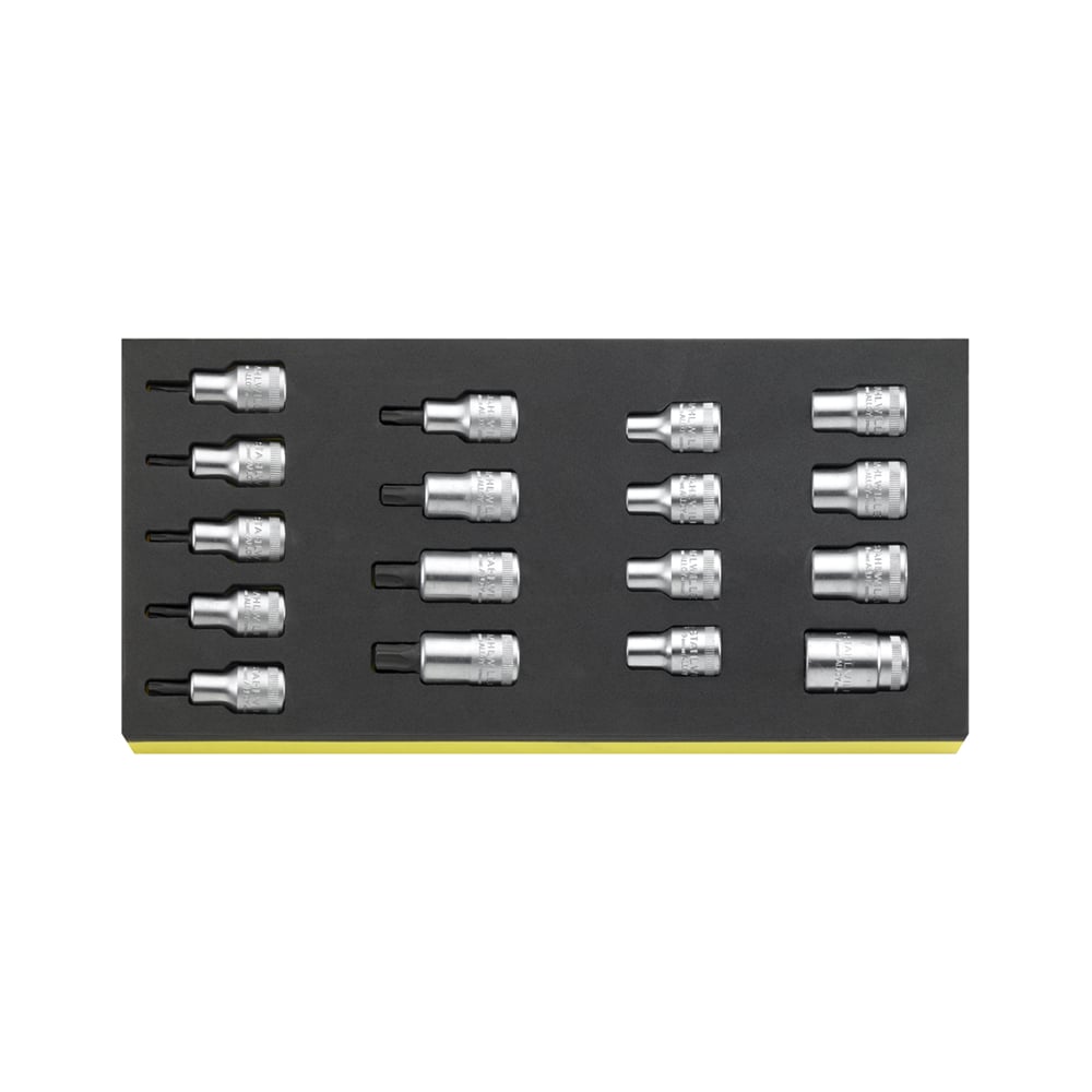 Изображение товара Набор торцевых насадок и головок 1/2", 17 предметов Stahlwille 96838763 В0000000124960