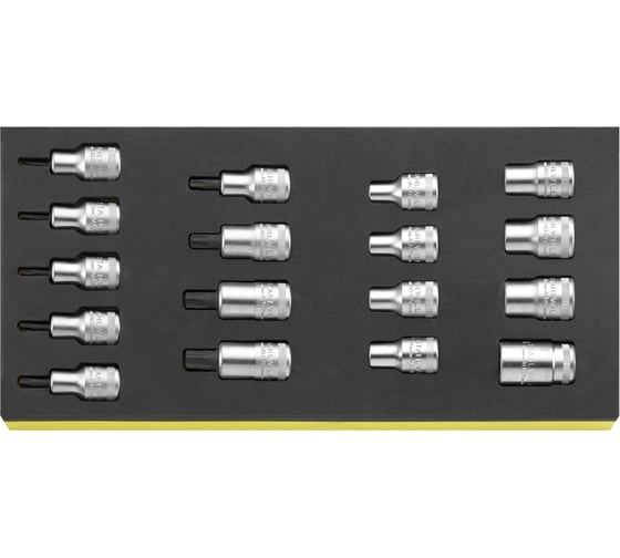 Изображение товара Набор торцевых насадок и головок 1/2", 17 предметов Stahlwille 96838763 В0000000124960