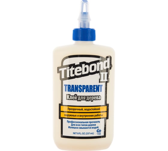 Изображение товара Столярный влагостойкий прозрачный клей Titebond II 1123