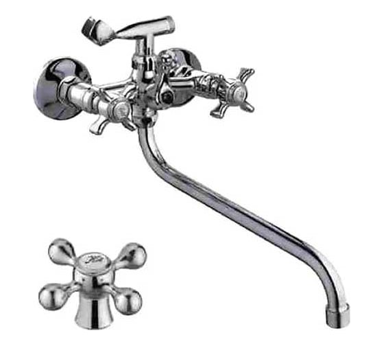 Изображение товара Смеситель для ванны и душа D-Lin с длинным изливом 300 мм, хром D147810