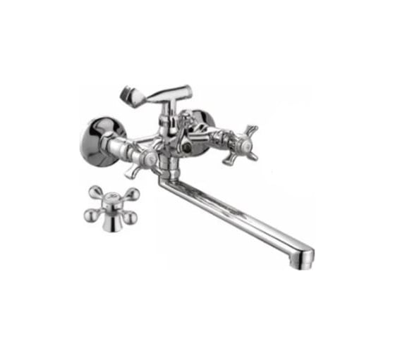 Изображение товара Смеситель для ванны и душа D-Lin с длинным изливом 300 мм, хром D147810-F