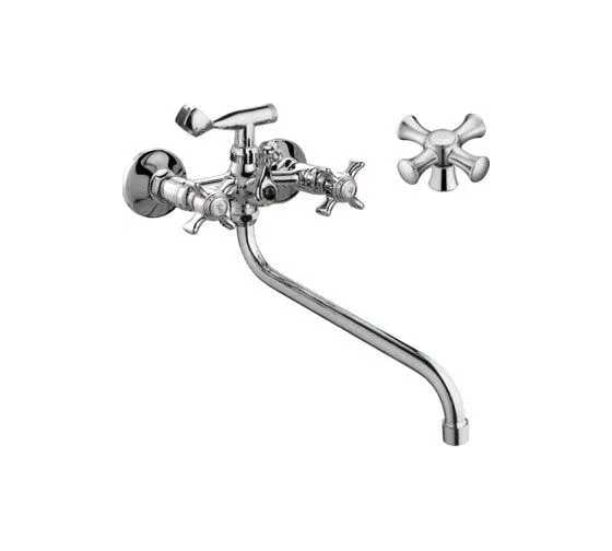 Изображение товара Смеситель для ванны и душа D-Lin с длинным изливом 300 мм, хром D147825