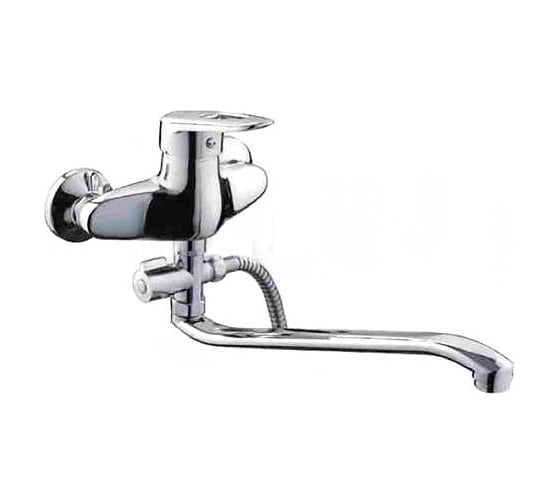 Изображение товара Смеситель для ванны и душа D-Lin с длинным изливом 400 мм, хром D140428-6